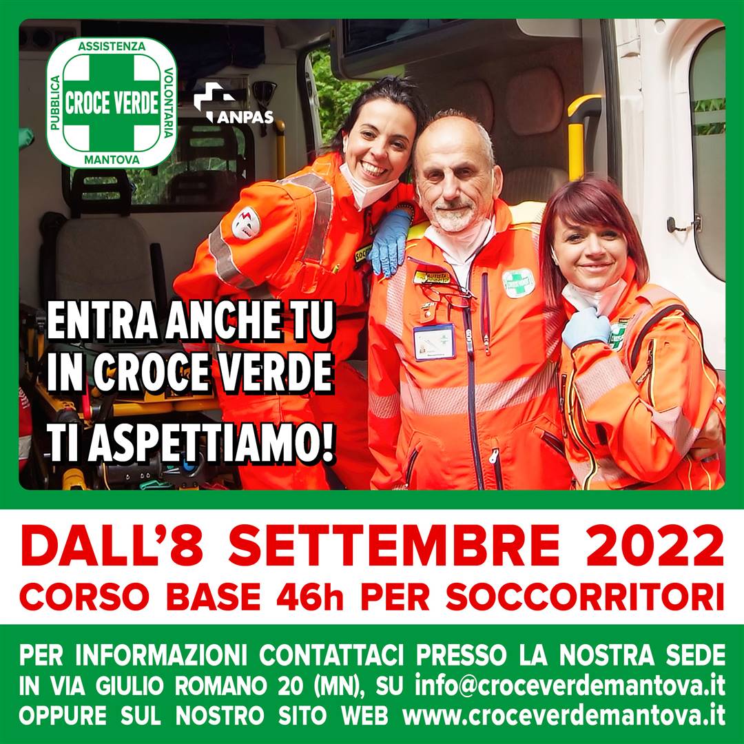 Nuovo corso base 46h per soccorritori