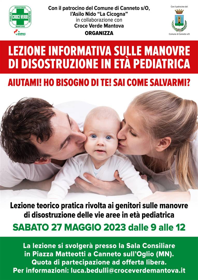 27 MAGGIO Lezione Disostruzione in et&#224; pediatrica