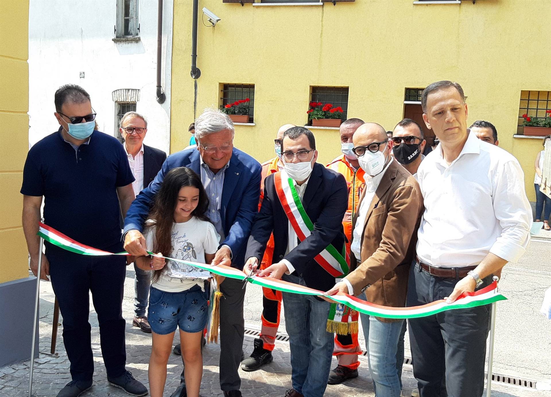 Inaugurazione punto di sosta a Curtatone